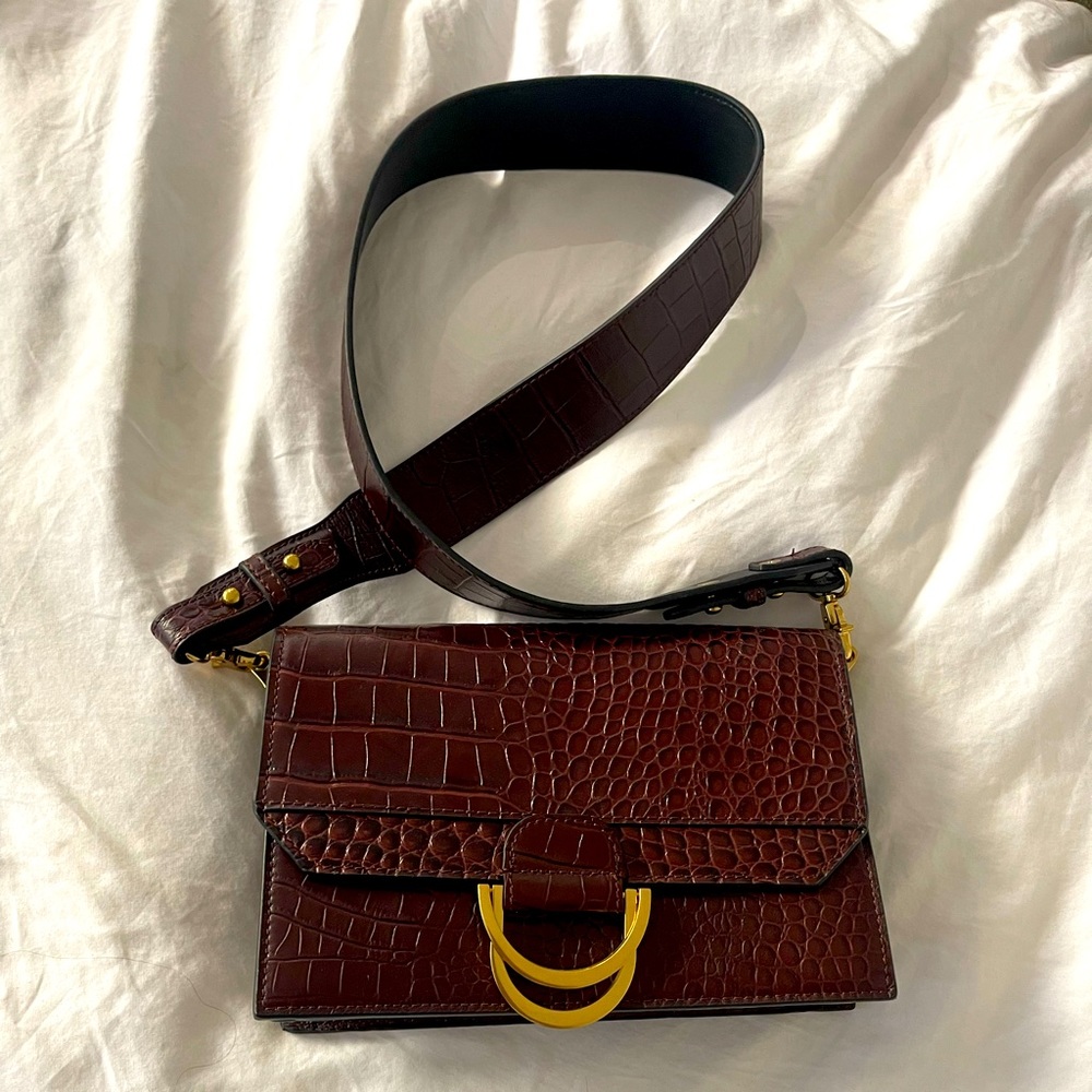 Zara Brown Crossbody Purse
